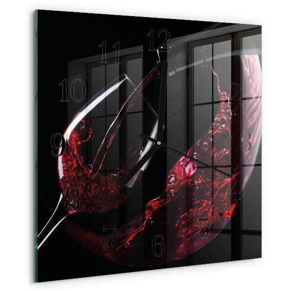 Orologio quadrato Vino