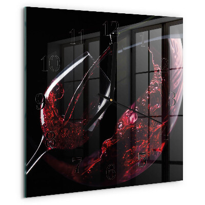 Orologio quadrato Vino