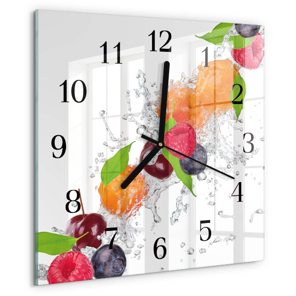 Orologio quadrato Frutta
