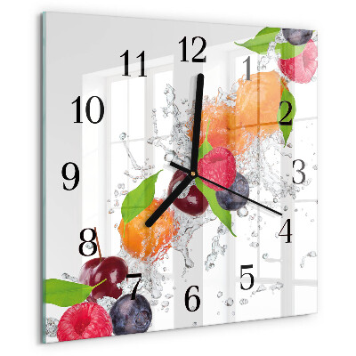 Orologio quadrato Frutta