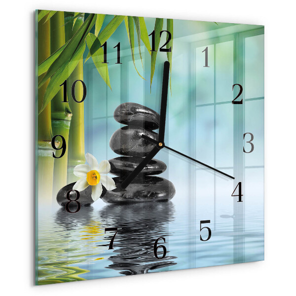 Orologio quadrato Pietre