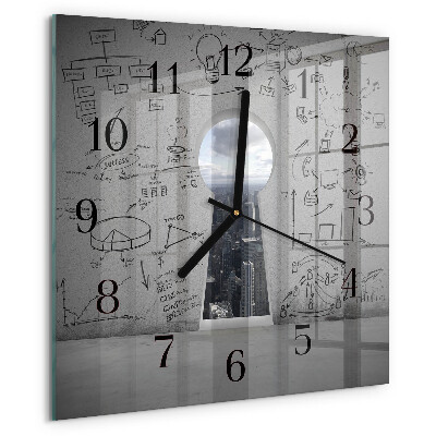 Orologio quadrato Serratura