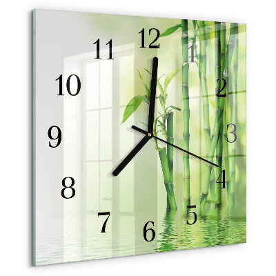 Orologio quadrato Bambù