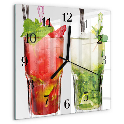 Orologio quadrato Cocktail
