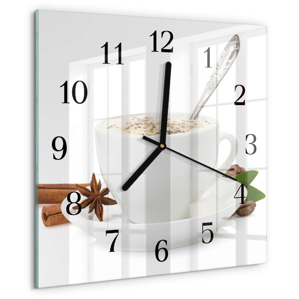 Orologio quadrato Una tazza di anice