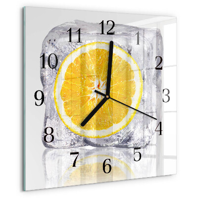 Orologio quadrato Gelato all'arancia