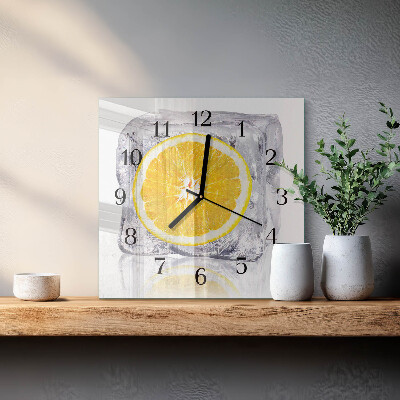 Orologio quadrato Gelato all'arancia