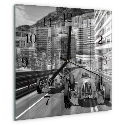 Orologio quadrato Auto da corsa