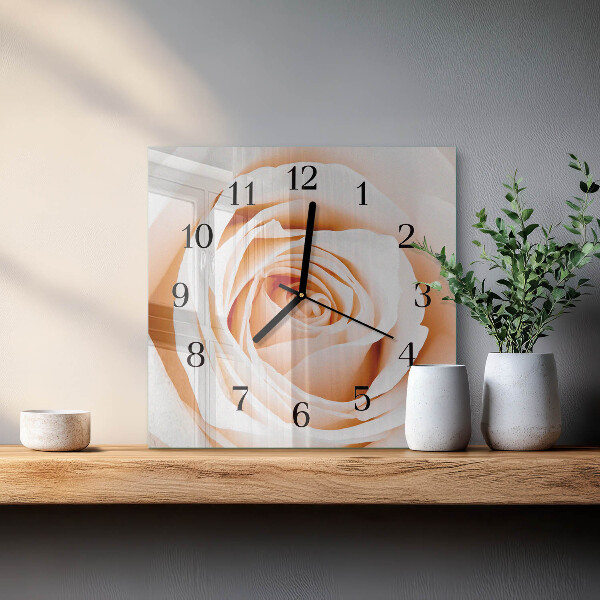 Orologio quadrato Rosa