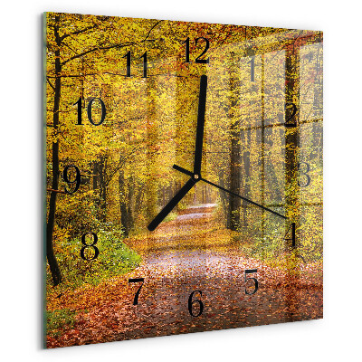 Orologio quadrato Sentiero forestale