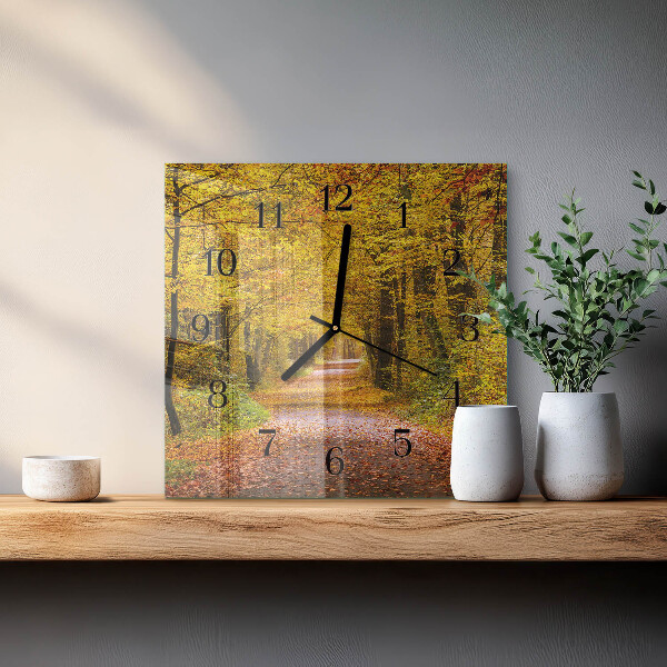 Orologio quadrato Sentiero forestale