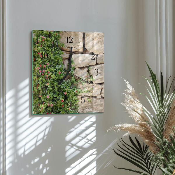 Orologio quadrato Pietre della natura