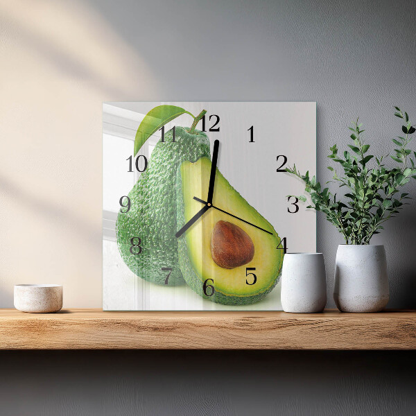 Orologio quadrato Avocado