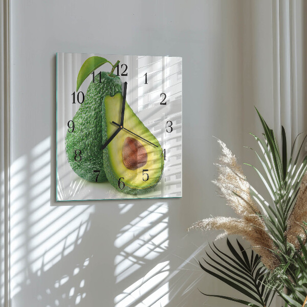 Orologio quadrato Avocado