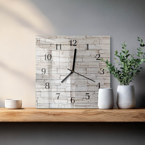 Orologio quadrato Clinker