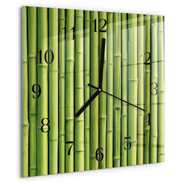 Orologio quadrato Bambù