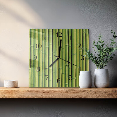 Orologio quadrato Bambù
