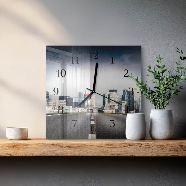 Orologio quadrato Città della strada