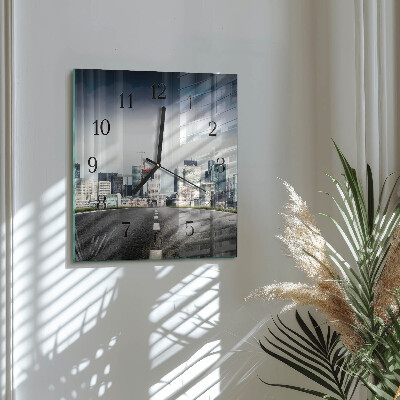 Orologio quadrato Città della strada