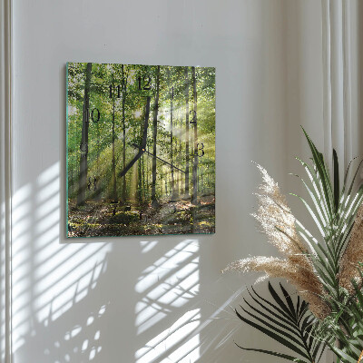 Orologio quadrato Natura della foresta