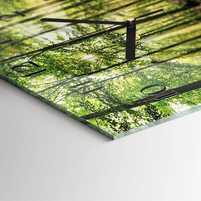 Orologio quadrato Natura della foresta
