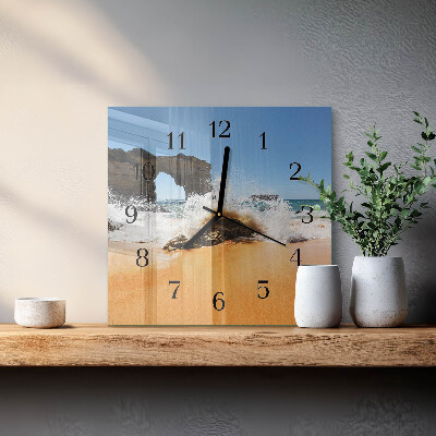 Orologio quadrato Spiaggia