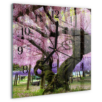 Orologio quadrato Alberi