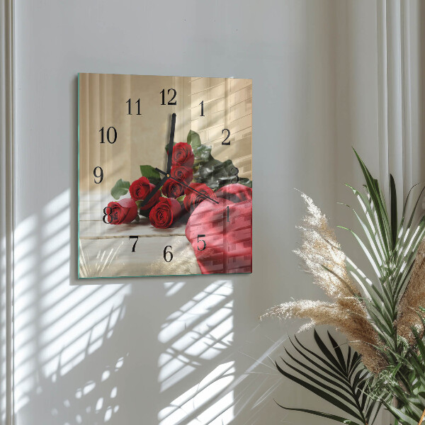 Orologio quadrato Rose