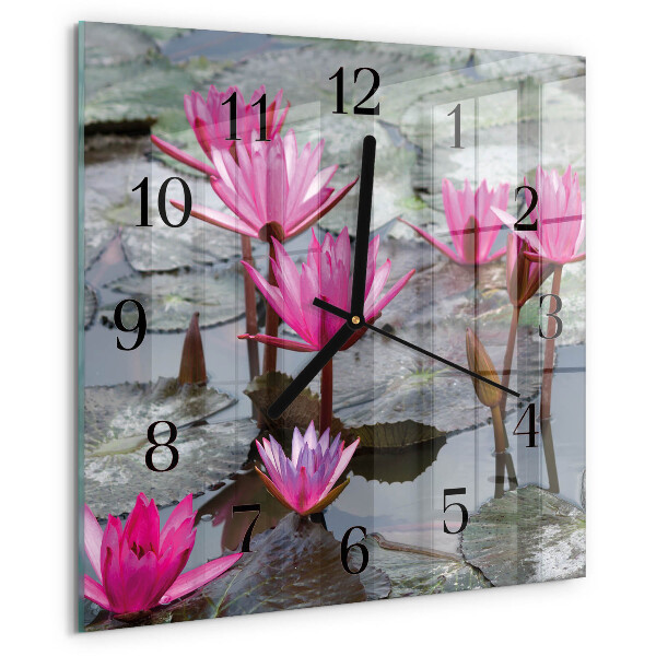 Orologio quadrato Ninfee