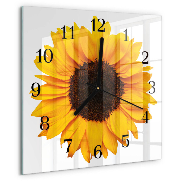 Orologio quadrato Girasole