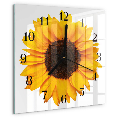 Orologio quadrato Girasole