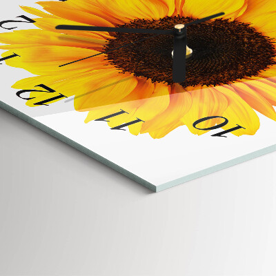 Orologio quadrato Girasole