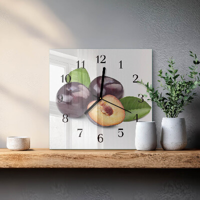 Orologio quadrato Prugne
