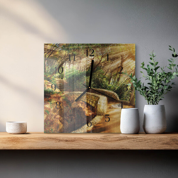 Orologio quadrato Ponte della foresta