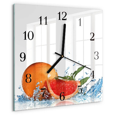 Orologio quadrato Pompelmo
