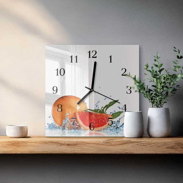 Orologio quadrato Pompelmo