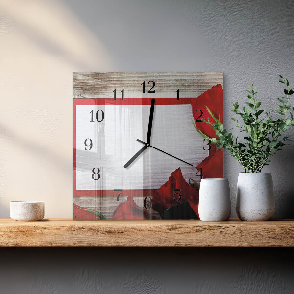 Orologio quadrato Rose