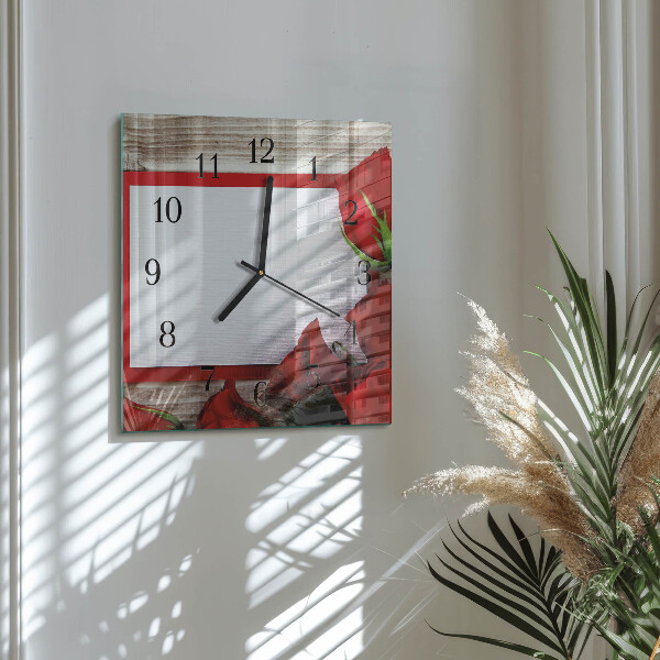 Orologio quadrato Rose
