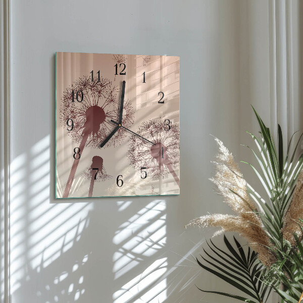 Orologio quadrato Dente di leone