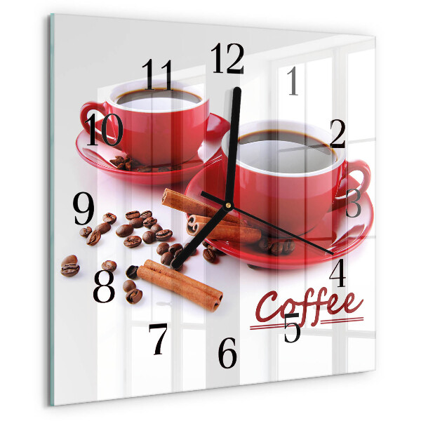 Orologio quadrato Tazza di caffè