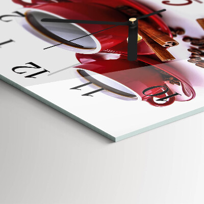 Orologio quadrato Tazza di caffè