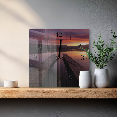 Orologio quadrato Tramonto
