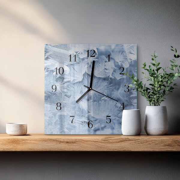 Orologio quadrato Fiocchi di neve