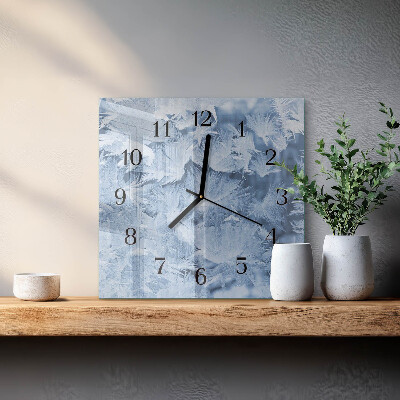 Orologio quadrato Fiocchi di neve