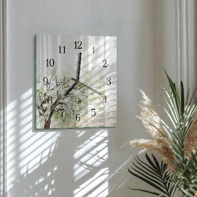 Orologio quadrato Albero