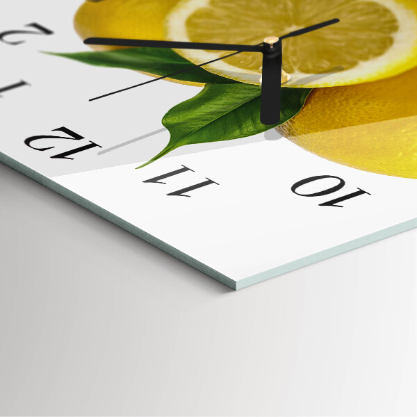 Orologio quadrato limoni
