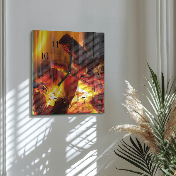 Orologio quadrato Fuoco