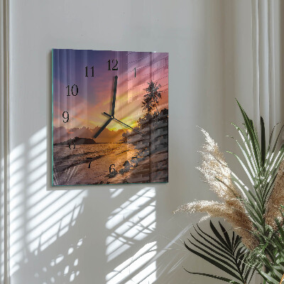 Orologio quadrato Tramonto