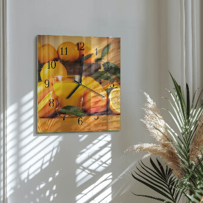 Orologio quadrato Arance