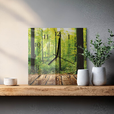 Orologio quadrato Foresta